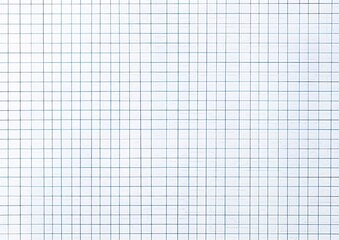 Blue Grid Paper Sheet Vector Illustration