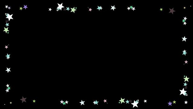 particle glitter frame twinkle dust background