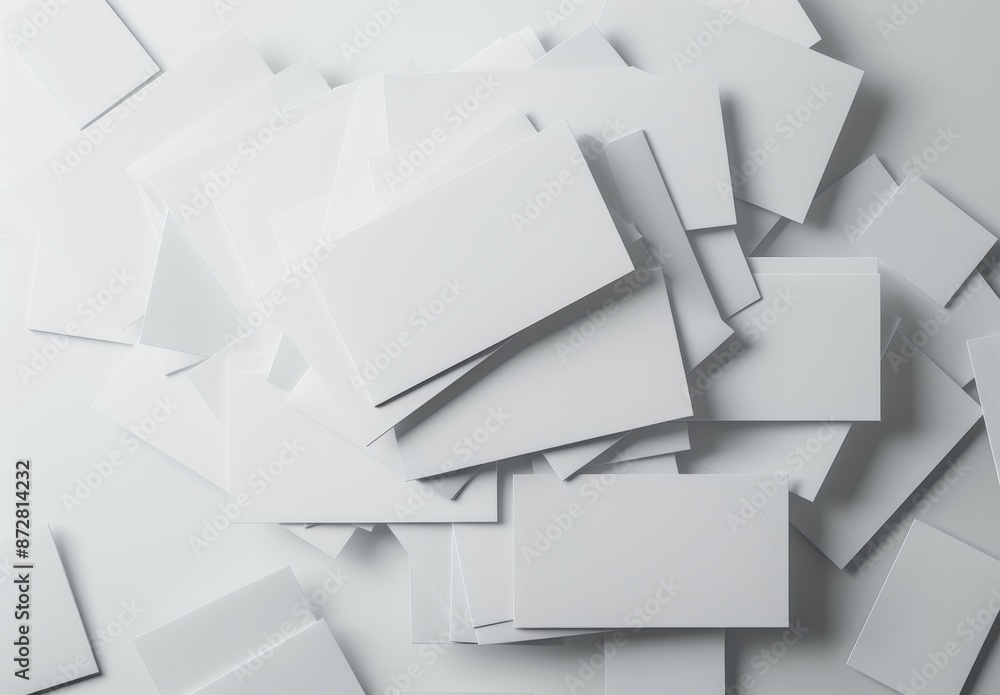 Poster a mock-up of blank business cards on gray background. a 3d rendering of the branding identity.