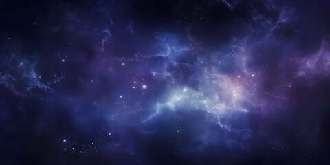 Abstract shimmering stars and cosmic dust mystical vibes background, celestial landscape