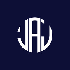 jaj circle logo design © Abdullah