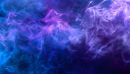 Obraz premium Abstract Blue & Purple Smoke Background