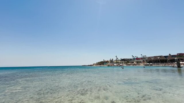Blue flag beach club in Izmir Cesme Alacati, beach umbrellas, chairs, beach party in