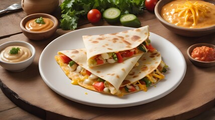 chicken and vegetable sandwich