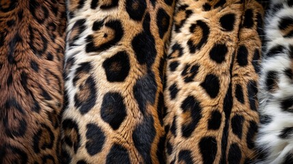 Comparison of Ocelot Leopard and Jaguar Fur