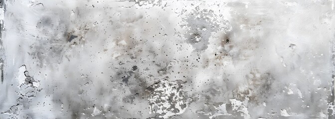 Grunge White Concrete Wall Texture Background