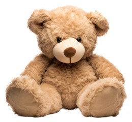 Obraz premium PNG Big teddy toy white background representation.
