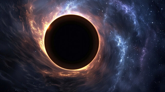 Black Hole: Cosmic Phenomenon with Gravitational Singularity and Space-Time Warp, Astronomical Object of Extreme Gravity, Event Horizon and Infinite Space-Time Curvature