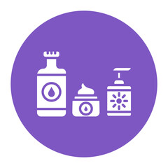 Cosmetics vector icon. Can be used for Skincare iconset.
