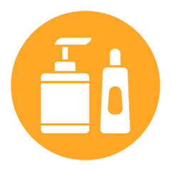 Bottle vector icon. Can be used for Skincare iconset.