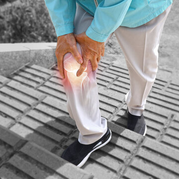 knee pain when going up stairs