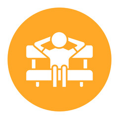 Loneliness vector icon. Can be used for Home Based Business iconset.