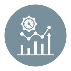 Efficiency vector icon. Can be used for Home Based Business iconset.