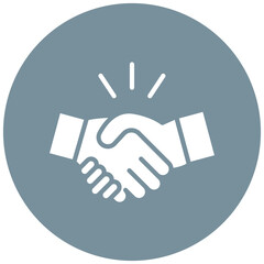 Obraz premium Respect vector icon. Can be used for Personality Traits iconset.