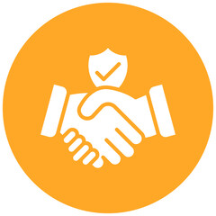 Trustworthiness vector icon. Can be used for Leadership iconset.