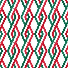 mexico flag rhombus pattern background. illustration