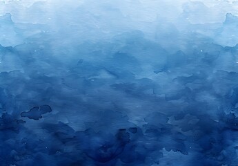 Abstract Blue Watercolor Gradient Background