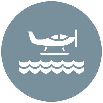 recommend clip art: Seaplane vector icon. Can be used for Coastline iconset.