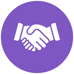 Deceptive Handshake vector icon. Can be used for Corruption iconset.