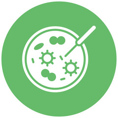 Pathogenic Sample vector icon. Can be used for Infectious Diseases iconset.