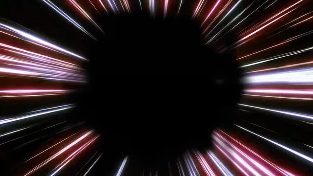 chromatic aberration zooms center light line background