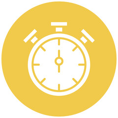 Timer vector icon. Can be used for Rugby iconset.