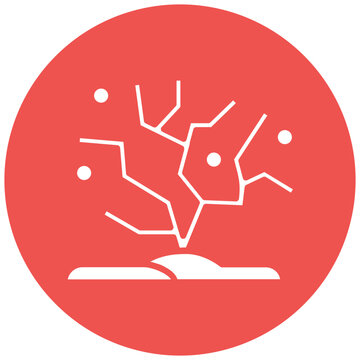 recommend clip art: Coral vector icon. Can be used for Ocean iconset.