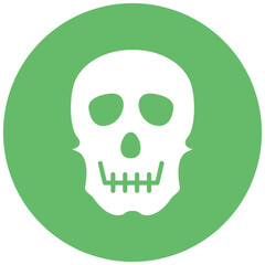 Skull vector icon. Can be used for Ocean iconset.