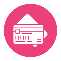 Credit Card vector icon. Can be used for Supermarket iconset.