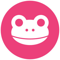 Knitted Frog vector icon. Can be used for Art and Craft Supplies iconset.