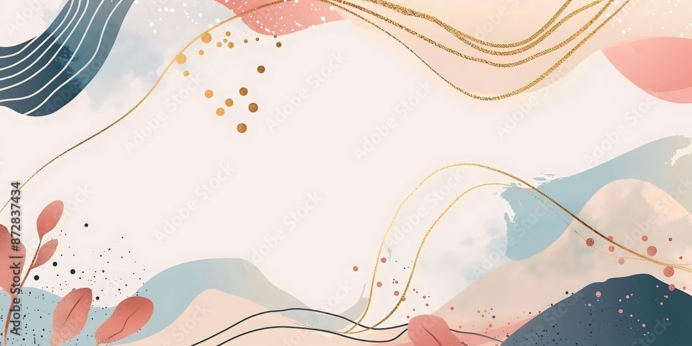 Poster colorful geometric background with colorful shapes and patterns, vibrant colors and shapes, vector i