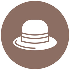 Men Hat vector icon. Can be used for Oktoberfest iconset.