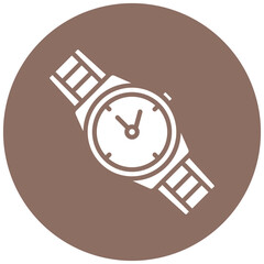 Wrist Watch vector icon. Can be used for Luxury iconset.