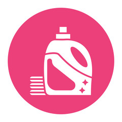 Detergent vector icon. Can be used for Laundry iconset.