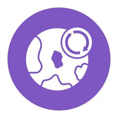 Ecology vector icon. Can be used for Global Warming iconset.