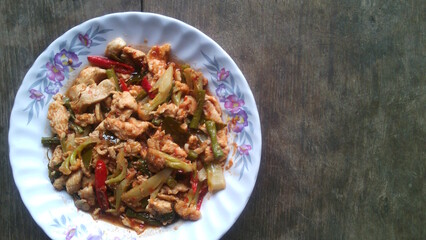 Panang, Chili, Vegetables, Meat, Food