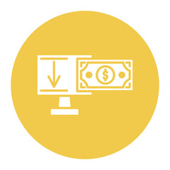 Cash Flow vector icon. Can be used for Credit And Loan iconset.