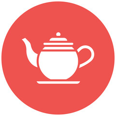 Tea Pot vector icon. Can be used for Beverages iconset.