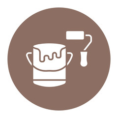 Paint Bucket vector icon. Can be used for Home Improvements iconset.