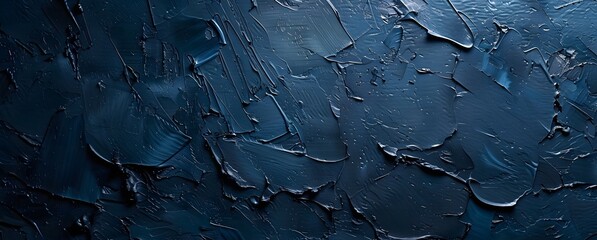 Fototapeta premium Dark Blue Abstract Stucco Texture Background