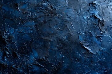 Fototapeta premium Deep Blue Navy Textured Wall Background