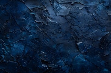 Dark Blue Navy Cement Texture Background Top View