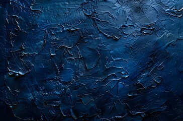 Dark Blue Textured Painted Wall Background