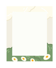 Obraz premium Cartoon paper note illustration. Sticky note illustration