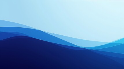 Vibrant Dark Blue and White Solid Color Gradient Background with Natural Transition, Perfect for Graphic Design and Visual Presentations