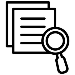 Review vector icon illustration of Literature iconset.