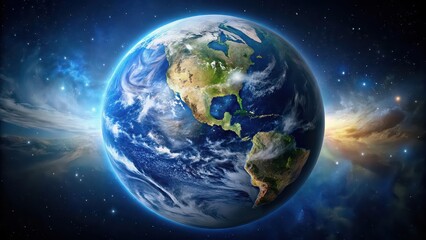 Planet Earth seen from space, earth, world, globe, nature, planet, blue, atmosphere, orbit, space, satellite, astronaut