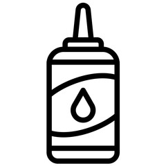 Glue vector icon illustration of Home Improvements iconset.