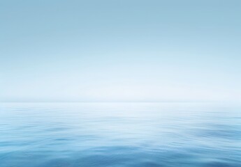 Obraz premium Minimalist Light Blue Gradient Background
