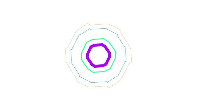 pop icon circle explosion line animation effect